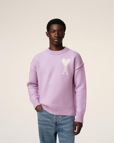 Purple Wool Ami de Coeur Sweater