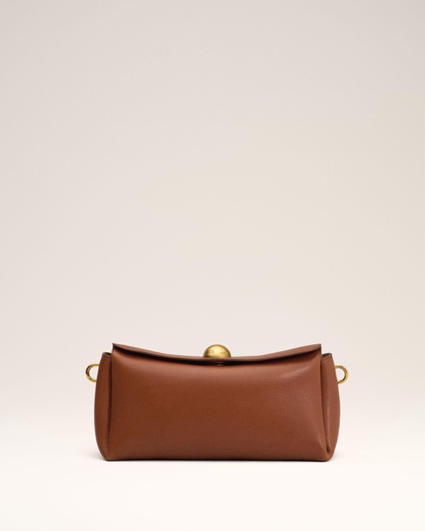 Brown Leather Carrousel Bag