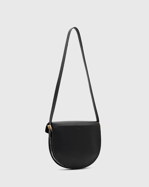 AllSaints MIRO SADDLE BAG in black