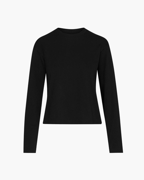 Classic Jersey Long Sleeve Boy Tee - Black