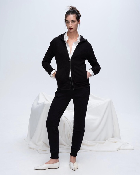 French Terry Sweatpants - Black