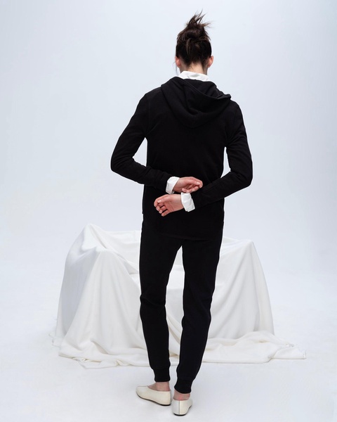 French Terry Sweatpants - Black
