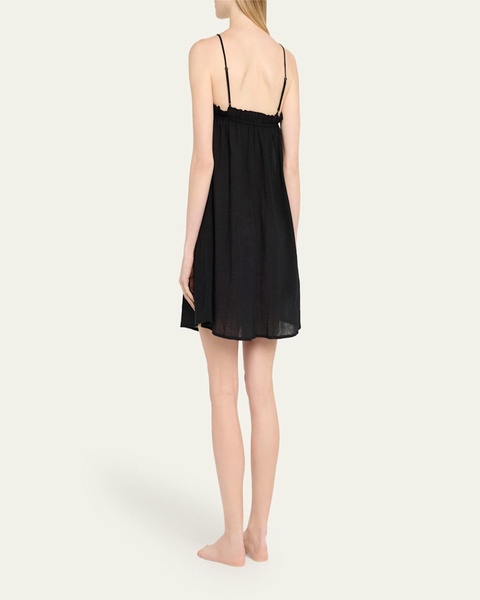 Maradona Ruffle Cotton Gauze Chemise