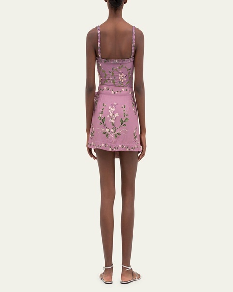 Luna Wisteria Mini Skirt Coverup