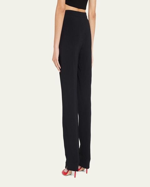 Cady Straight-Leg Trousers