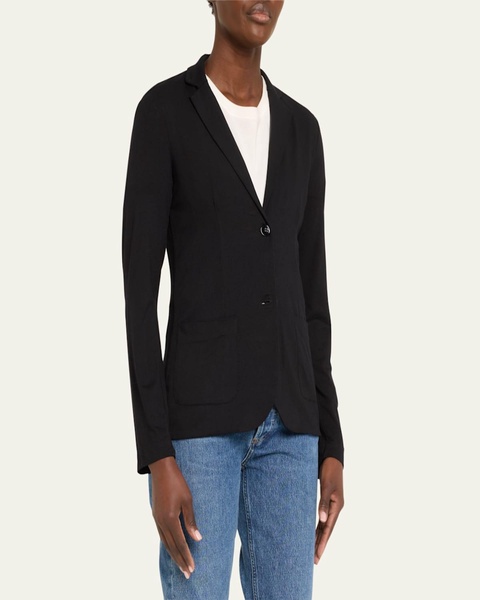 Soft Touch Two-Button Blazer
