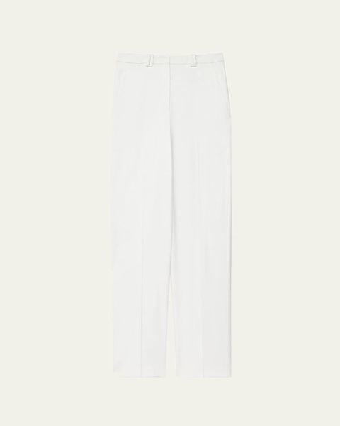 Wide-Leg Fluid Trousers