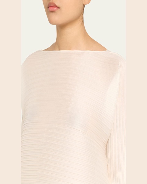 Paneled Pleats Top