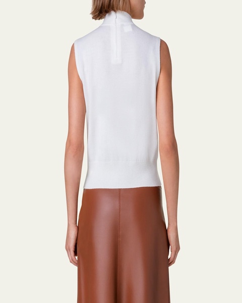 Cashmere Knit Pullover with Knot Detail