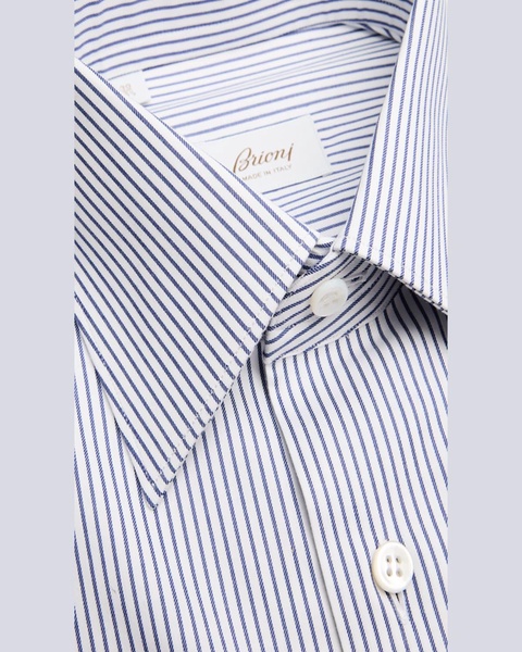 Men's Cotton Stripe Dress Shirt