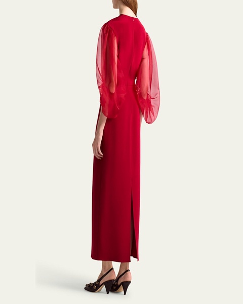 Danielle Puff-Sleeve Dress