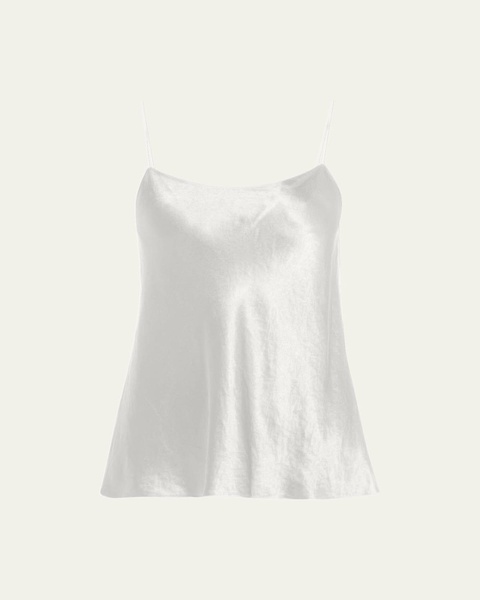 Satin Scoop-Neck Cami