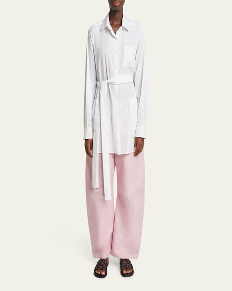 Belted Pajama Blouse