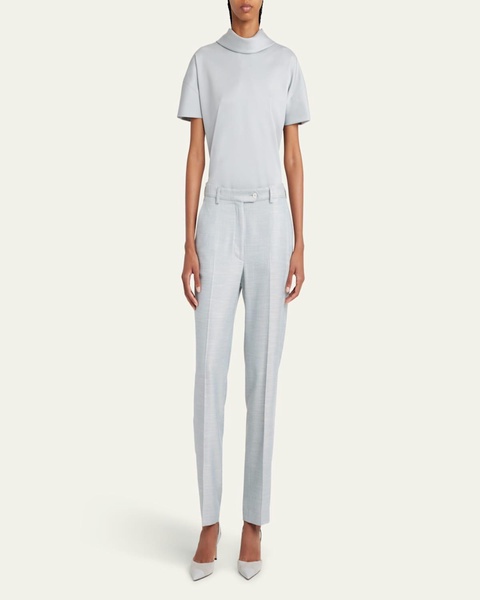 Straight Leg Bamboo Trousers