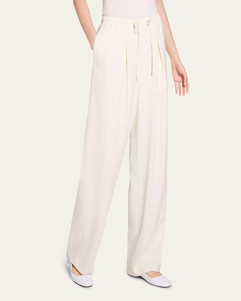Pleated Casual Drawstring Pants