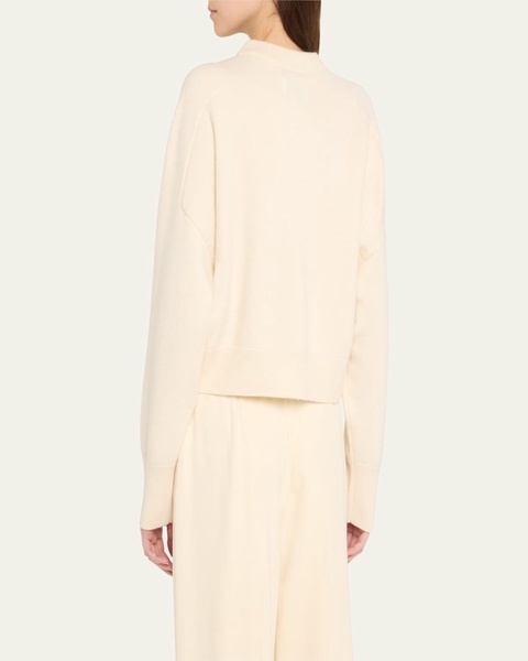 Miro Boxy Cashmere Crewneck Sweater