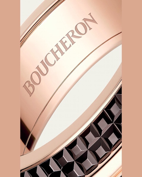 Quatre Classique Band Ring, Large Model