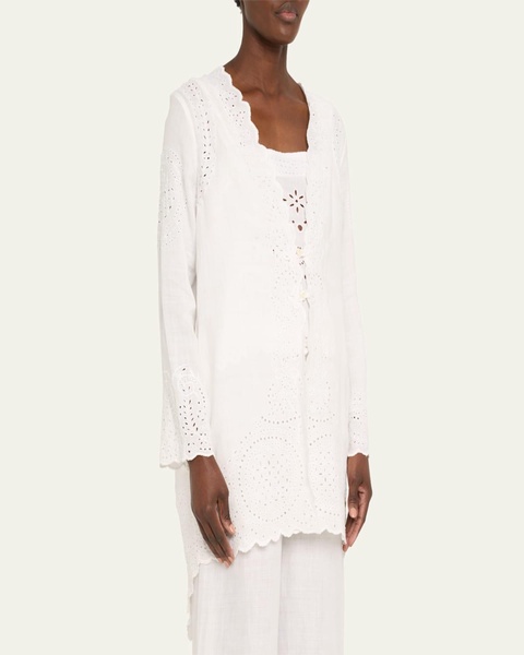 Belvoir Broderie Anglaise Lace Top