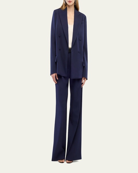 Relaxed Double-Breasted Jacket