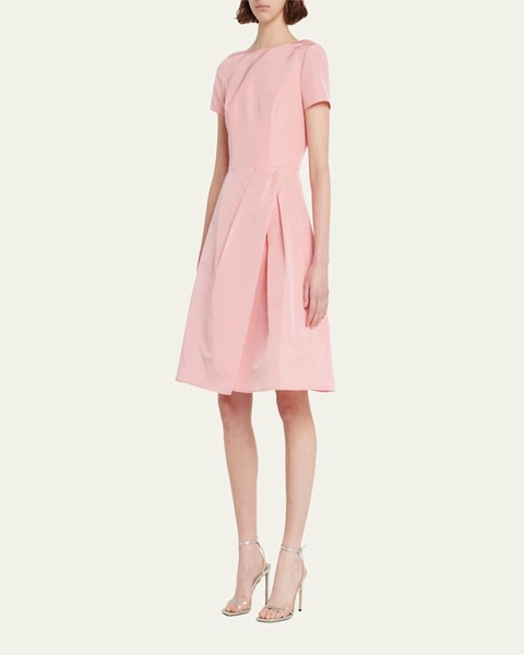 Icon Bateau Neck Short-Sleeve Dress