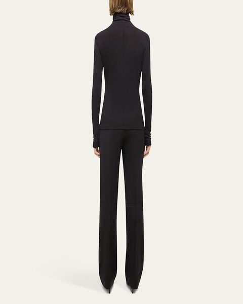 Long-Sleeve Turtleneck Top