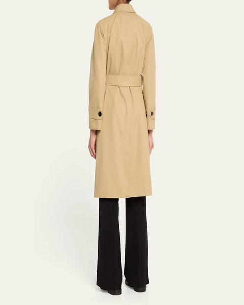 Feminine Belted Car Coat