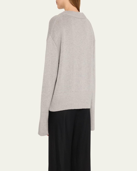 Aletta V-Neck Cashmere Knit Sweater