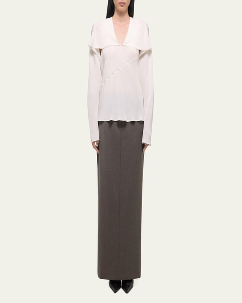 Silk Scarf Blouse