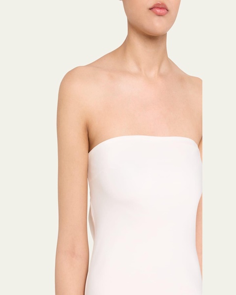 Shauna Strapless Cowl-Back Midi Dress