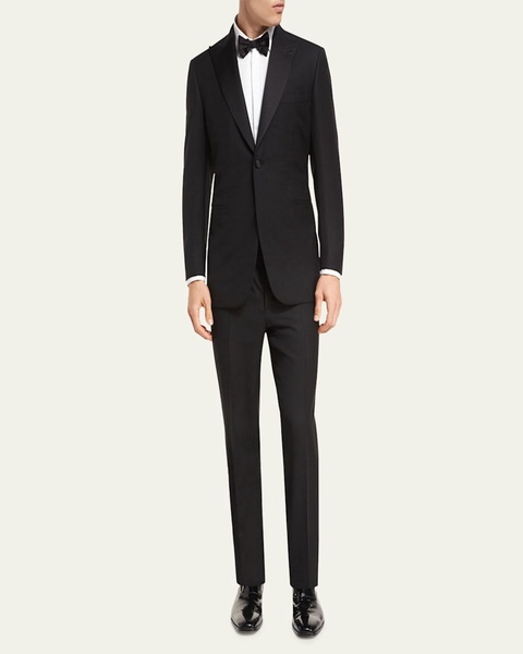 Two-Piece Wool Tuxedo Suit