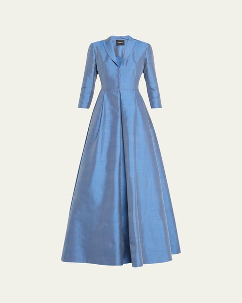 Shiny Coat Gown