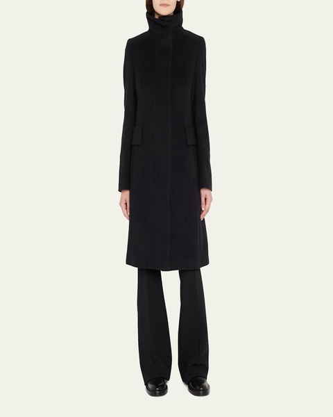 Duffle Knee-Length Wool Coat