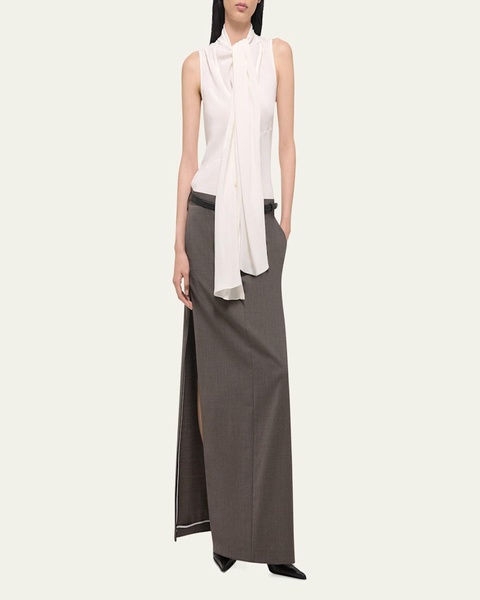 Silk Scarf Blouse