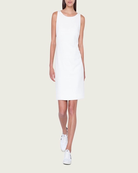 Silk Crepe Shift Dress