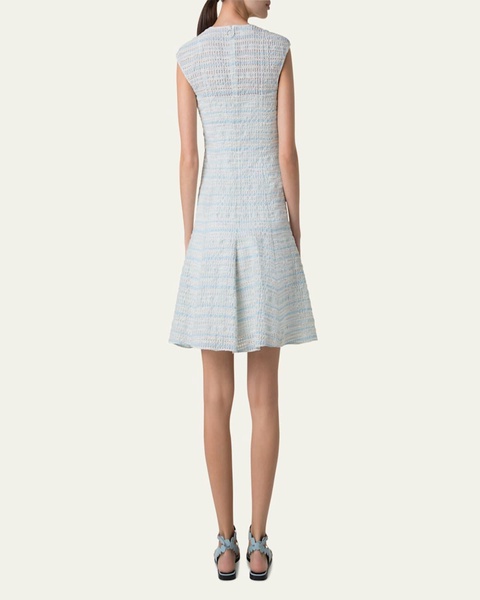 Tweed Fit-Flare Mini Dress