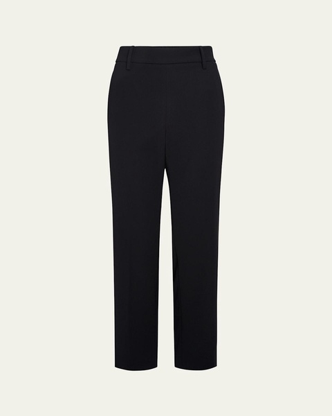 Mid-Rise Tapered Pull-On Pants