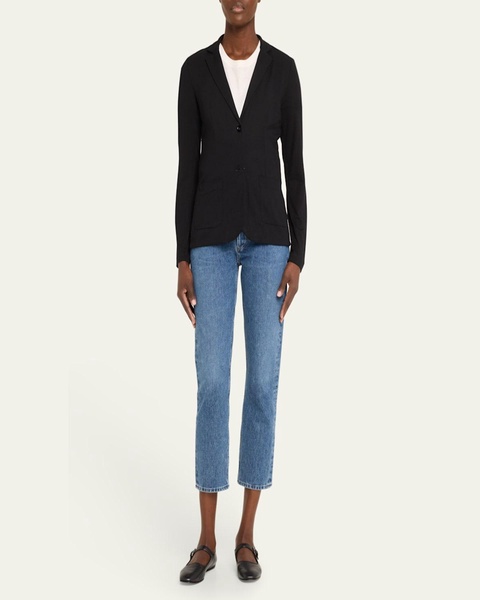 Soft Touch Two-Button Blazer