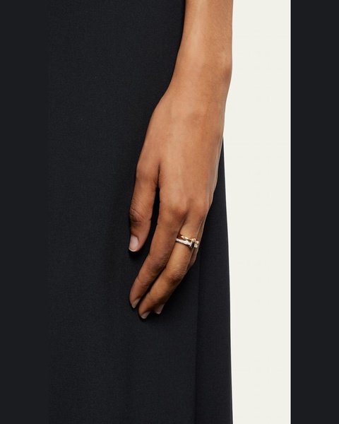 Iconica 18K Rose Gold Ring with Diamonds