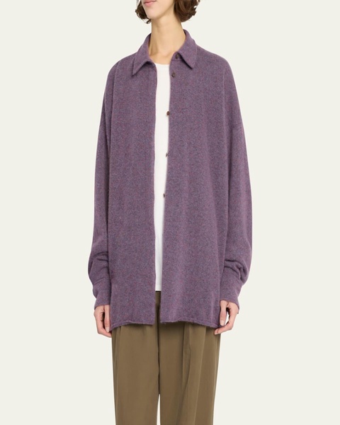 Janak Collared Cashmere Top