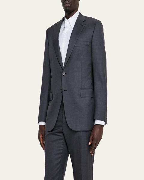 Men's Brunico Virgin Wool Two-Piece Suit