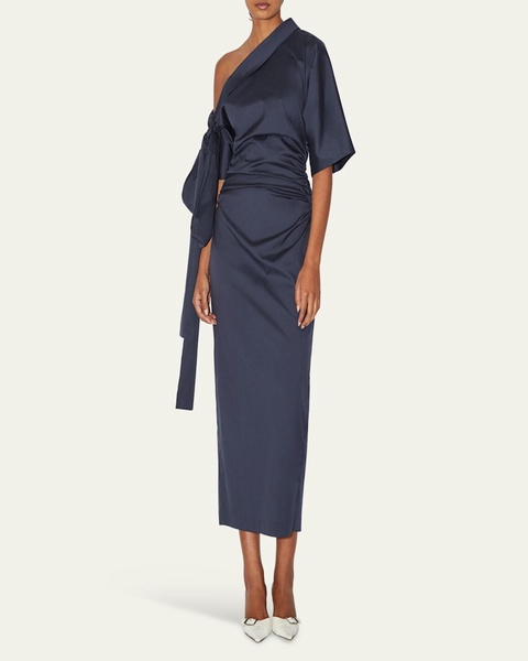 Bowie One-Shoulder Midi Dress