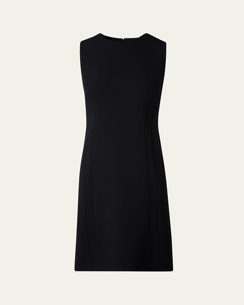 Wool Crepe Double-Face Dress