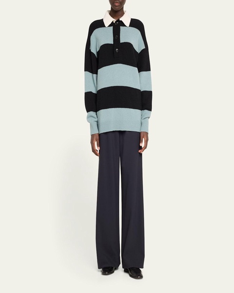 Mason Striped Wool-Cashmere Sweater