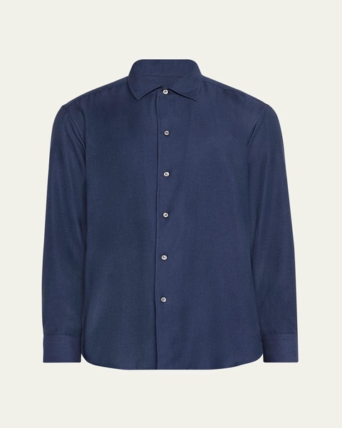 Men's Cotton Twill Sport Shirt