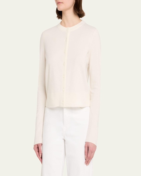 Tipped Half-Moon Cardigan