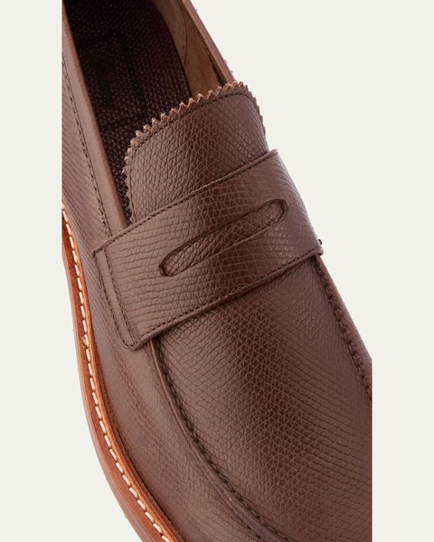 Men's Ease Grained Leather Penny Loafers
