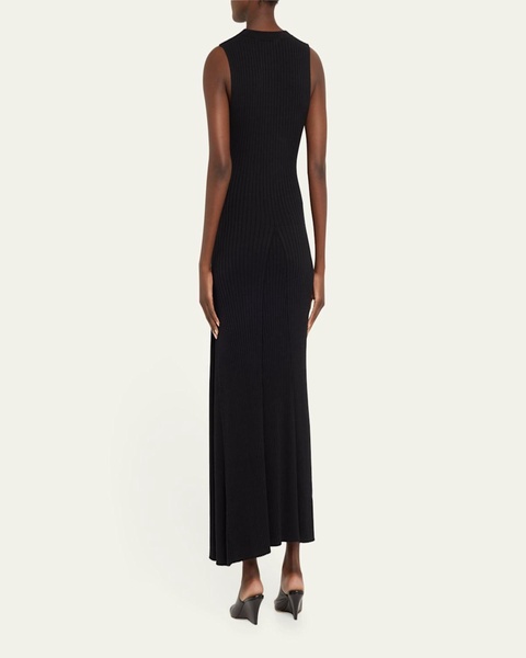 Molly Ribbed Pin-Embellished Maxi Dress