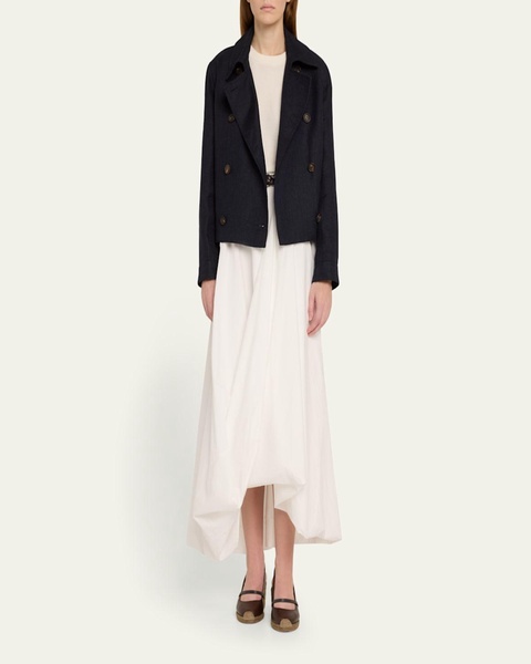 Cap Sleeve Cashmere Sweater