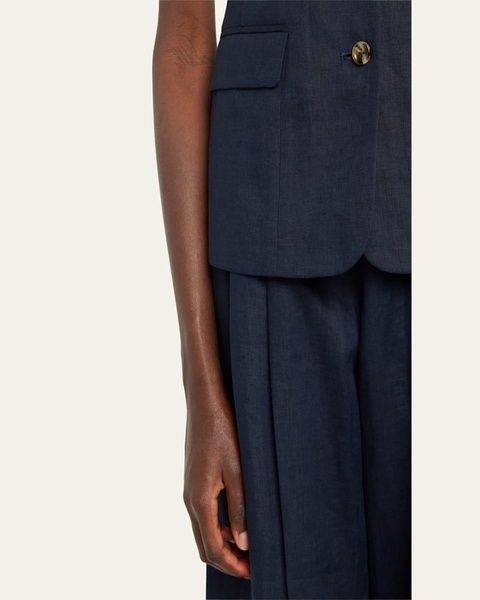 Lucia Linen Vest Top