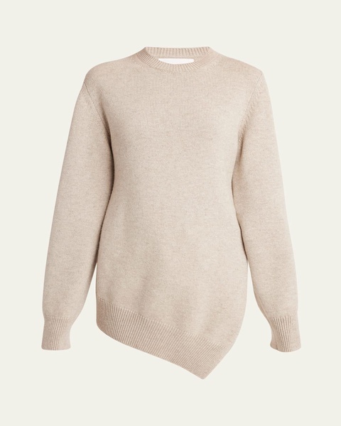 Cruise Asymmetric Wool Cashmere Sweater